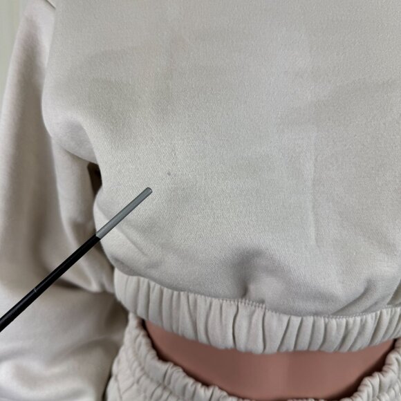 Zenana 2 Pcs Crop Sweatshirt Tracksuit High Waist Jogger Set Active Loungewear - Picture 7 of 12